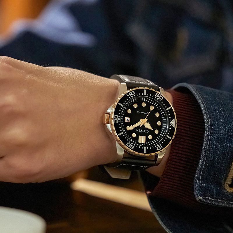 Citizen Watch Tsuyosa - ساعة سيتيزن NJ0176-10E للرجال، ساعة ميكانيكية
