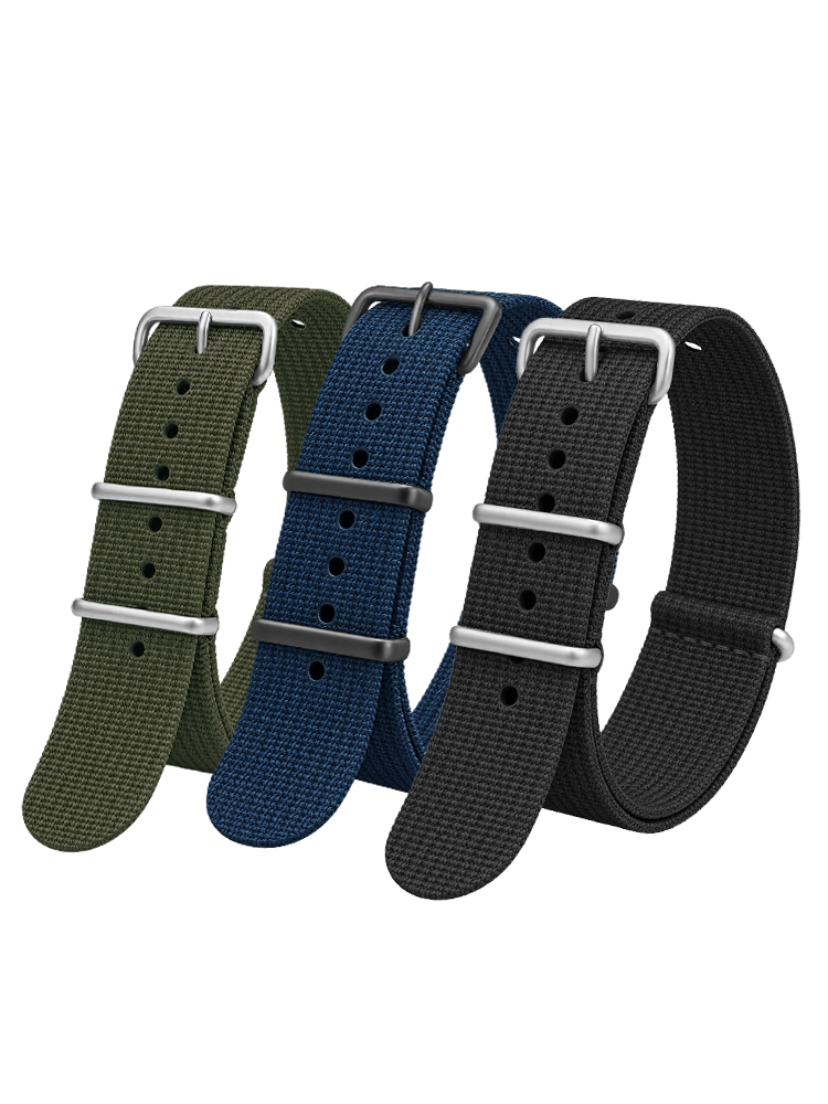 Nato Strap Nylon - مضلع النايلون حزام ل Seiko العسكرية