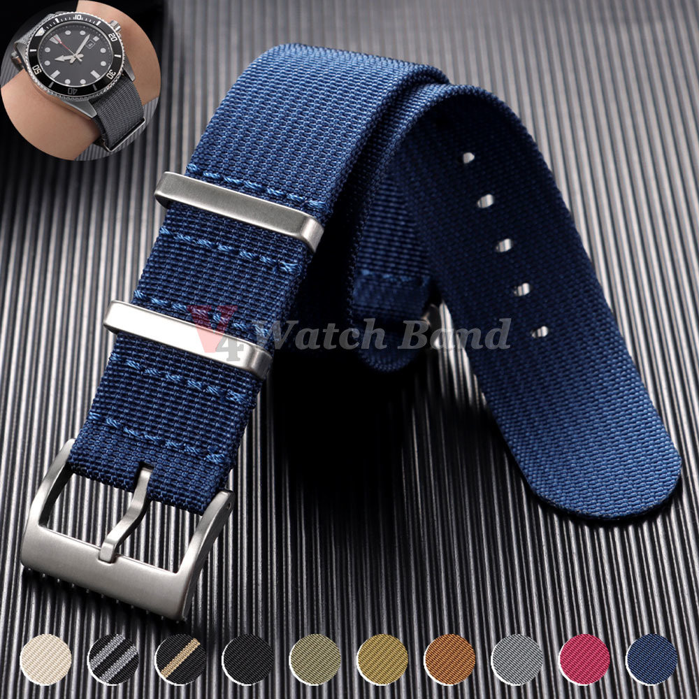 Nato Strap Nylon - حزام ساعة عالي الجودة من القماش
