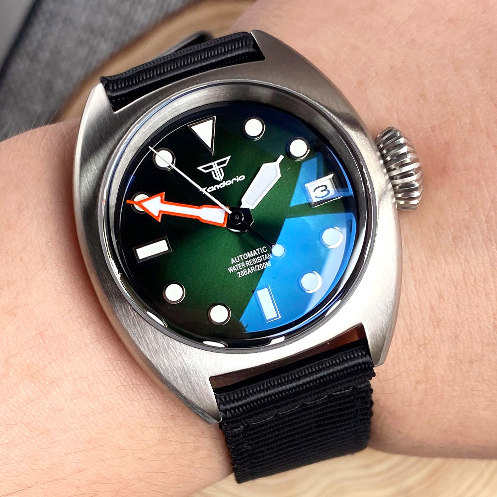 Seiko Watch Presage - ساعة ميكانيكية للغواصين العسكرية 36 مم