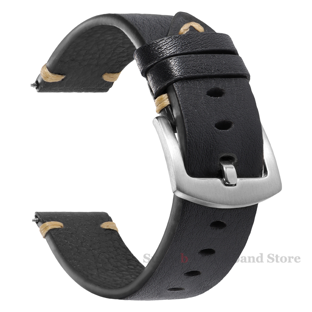 أحزمة جلدية أصلية لساعة كلاسيك - مراجعة Suede Strap Watch وسعره