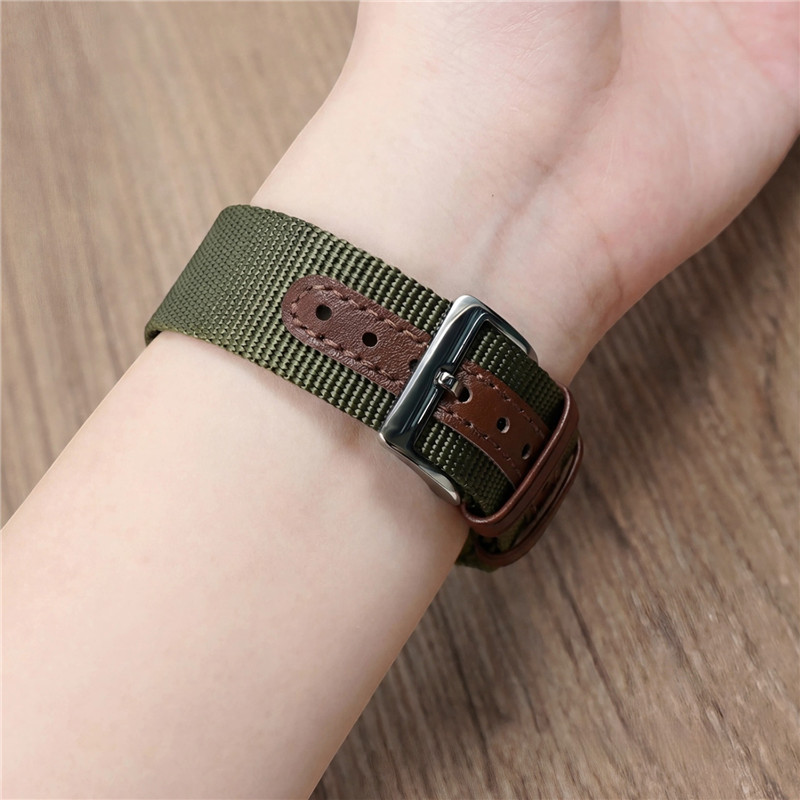 حزام ساعة من النايلون المضلع م - مراجعة Suede Strap Watch وسعره