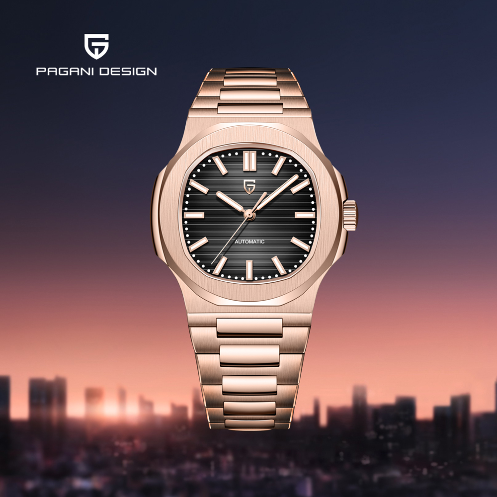 2025 جديد PAGANI تصميم ارتفع ا - مراجعة Patek Philippe Watch Nautilus وسعره