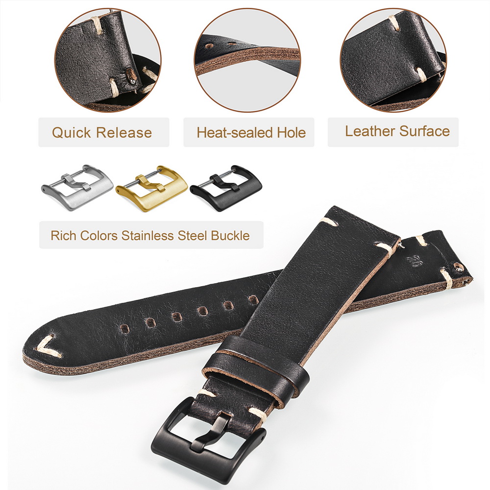 Hemsut الجلود أشرطة ساعات اليد - مراجعة Suede Strap Watch وسعره
