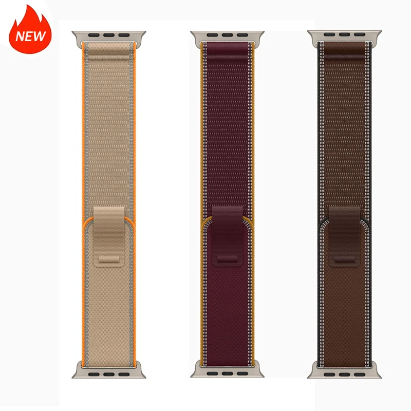 حزام نايلون بلون بورغندي جديد  - مراجعة Sport Loop Velcro وسعره
