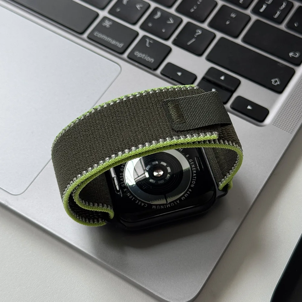 حزام نايلون بلون بورغندي جديد  - مراجعة Sport Loop Velcro وسعره