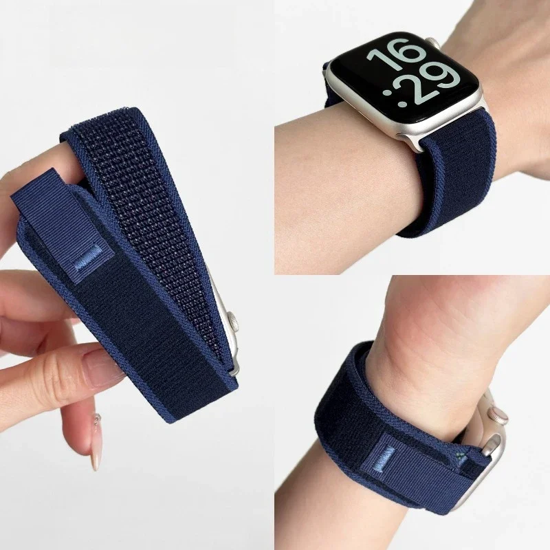 حزام نايلون بلون بورغندي جديد  - مراجعة Sport Loop Velcro وسعره